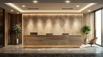 Wall Mural - Modern Reception Area