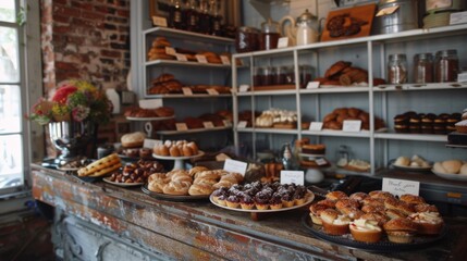 Sticker - Cozy Artisan Bakery Display