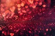 © Jelena - shimmering red glitter bokeh lights on abstract valentine background festive aigenerated artwork