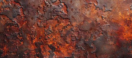 Aufkleber - Close up of a rusty background with texture in the image. with copy space image. Place for adding text or design