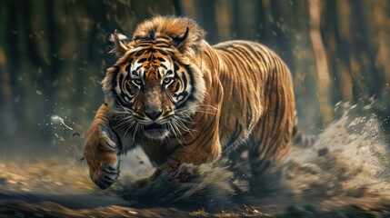 Canvas Print - tiger in the zoo