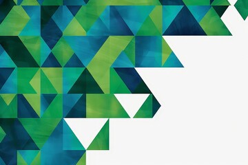 Wall Mural - Sharp Focus UHD 4K Image: This high-resolution image showcases a meticulously designed triangle pattern with sharp, crisp details.