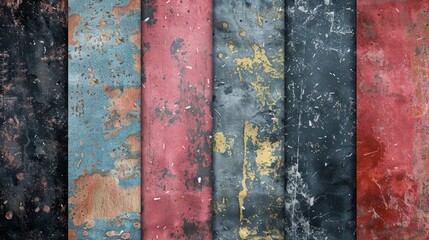 Wall Mural - Old posters grunge textures and backgrounds - perfect background with space for text or image