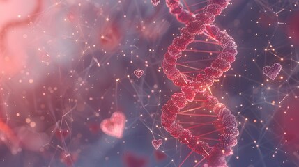 blood DNA technology background illustration