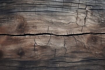 Processed collage of old cracked brown wood material texture. Background for banner, backdrop