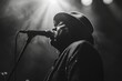 © Vit - A Black And White Moment From A Soulful R&B Concert Performance