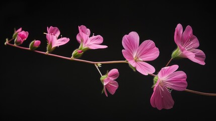 Poster - pink magnolia flower