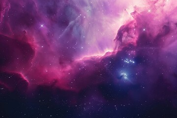Wall Mural - a stunning view of the universe, filled with stars, galaxies, and cosmic wonders