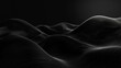 © ceren - Abstract black background poster with dynamic waves. technology network background or wallpaper