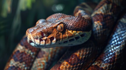 Poster - close up of a snake