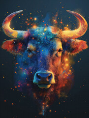 Wall Mural - Stier Horoskop
