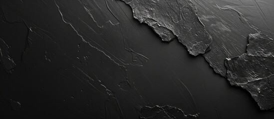 Sticker - Background with a black paper texture suitable for copy space image