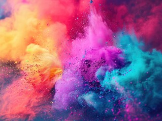 Poster - abstract colorful background