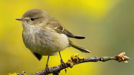 Sticker - robin on a branch