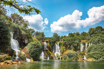 Wall Mural - Kravice waterfalls in the National Park of Bosnia and Herzegovina.