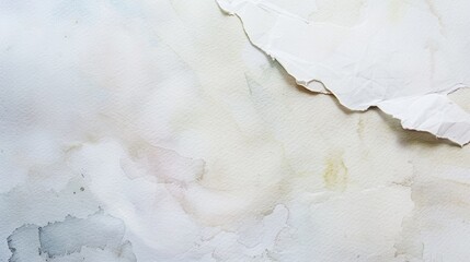 Sticker - Background of white watercolor paper