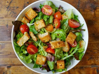 Sticker - salad with chicken