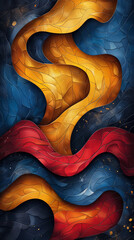 Poster - Vibrant Abstract Geometric Art