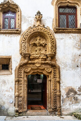 Wall Mural - Portal of Torre da Contenda at Coimbra, Portugal, Former defensive tower of the city