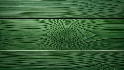 Canvas Print -  Emerald green wooden texture with natural grain