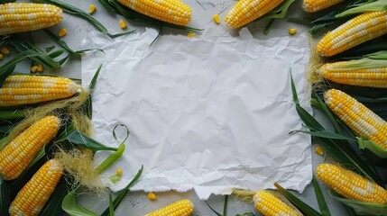 Sticker - corn on the cob