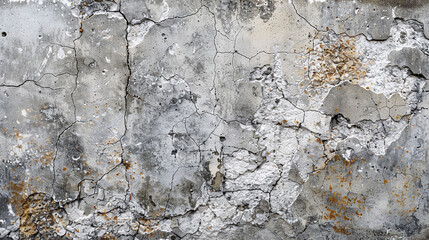 Wall Mural - Cracked Concrete Wall Texture