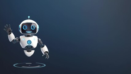 Virtual Assistant: Futuristic Artificial Intelligence (AI) Chatbot Technology with Copy Space