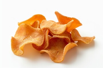 Sticker - Lentil chips on a white background