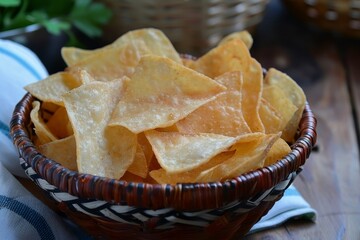 Canvas Print - Delicious cassava chips increase hunger