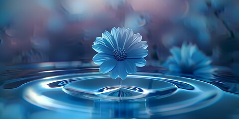 Wall Mural - design soothing motion graphics featuring uplifting quotes from positive psychology for mental well-