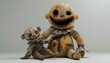 © MinimalZine - Terrifying haunted dolls with menacing grins and creepy details.