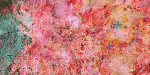 Colorful Abstract Background with Red, Pink, and Green Textures