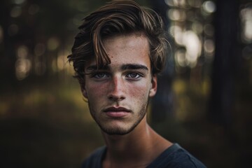 Wall Mural - handsome young man