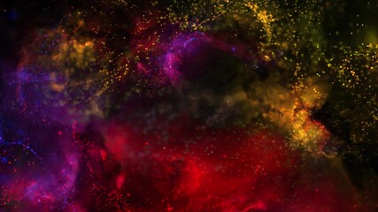 Wall Mural - colorful particle wave grain abstract background