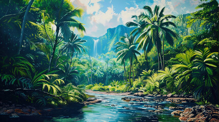 Wall Mural - tropical nature