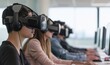 © Olha - Employees participating in a virtual reality training session