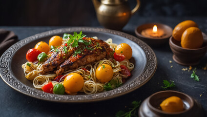 Wall Mural - traditional food of Azerbaijan