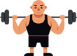 © Mustafa - Man lifting heavy barbell in gym workout