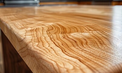 Wall Mural - smooth maple wood finish