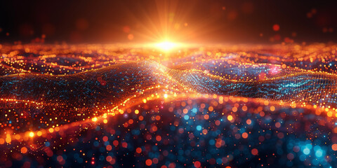 creative digital programming language on dark backdrop. software developer and html concept. 3d rend