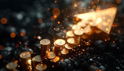 Aufkleber - Golden Arrow of Success
