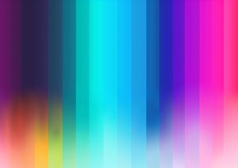 Wall Mural - High-Resolution 4K Rainbow Gradient Design with Sharp Focus