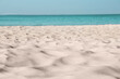 Beautiful sandy beach and sea on sunny day. Summer vacation