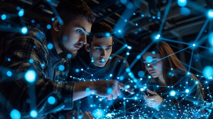 Emerging Innovations Developers Engaging With 3D Network Visualization and Data Analysis.