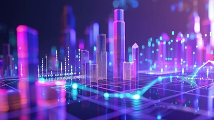 Create a 3D background for the homepage that dynamically interacts with Power BI reports to enhance visual appeal and functionality AI generated