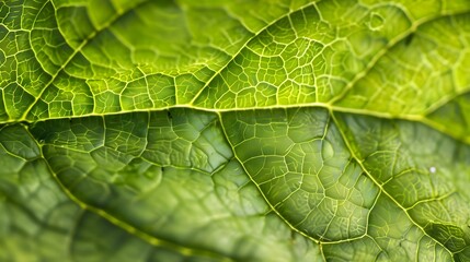 Close-up macro photography of green nature background