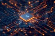 © Igor - secure lock integrated into a circuit board, symbolizing advanced cybersecurity technology