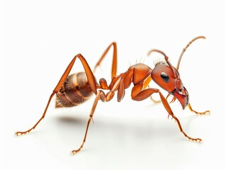 a closeup of a pharaoh ant on a white background a 27 2 ant, insect, macro, bug, animal, nature, ant