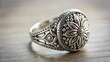 © Sujid - Silver bohemian style ring with intricate design , jewelry, accessory, fashion, boho, silver, ring, vintage, gypsy, hippie