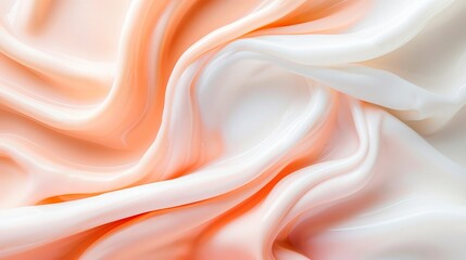 Poster - Abstract Peach and White Background.